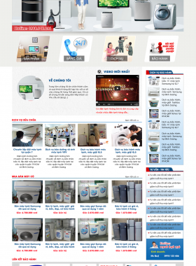 Thiết kế website điện tử điện lạnh