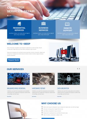 Thiết kế web mua bán sửa chữa máy vi tính latop